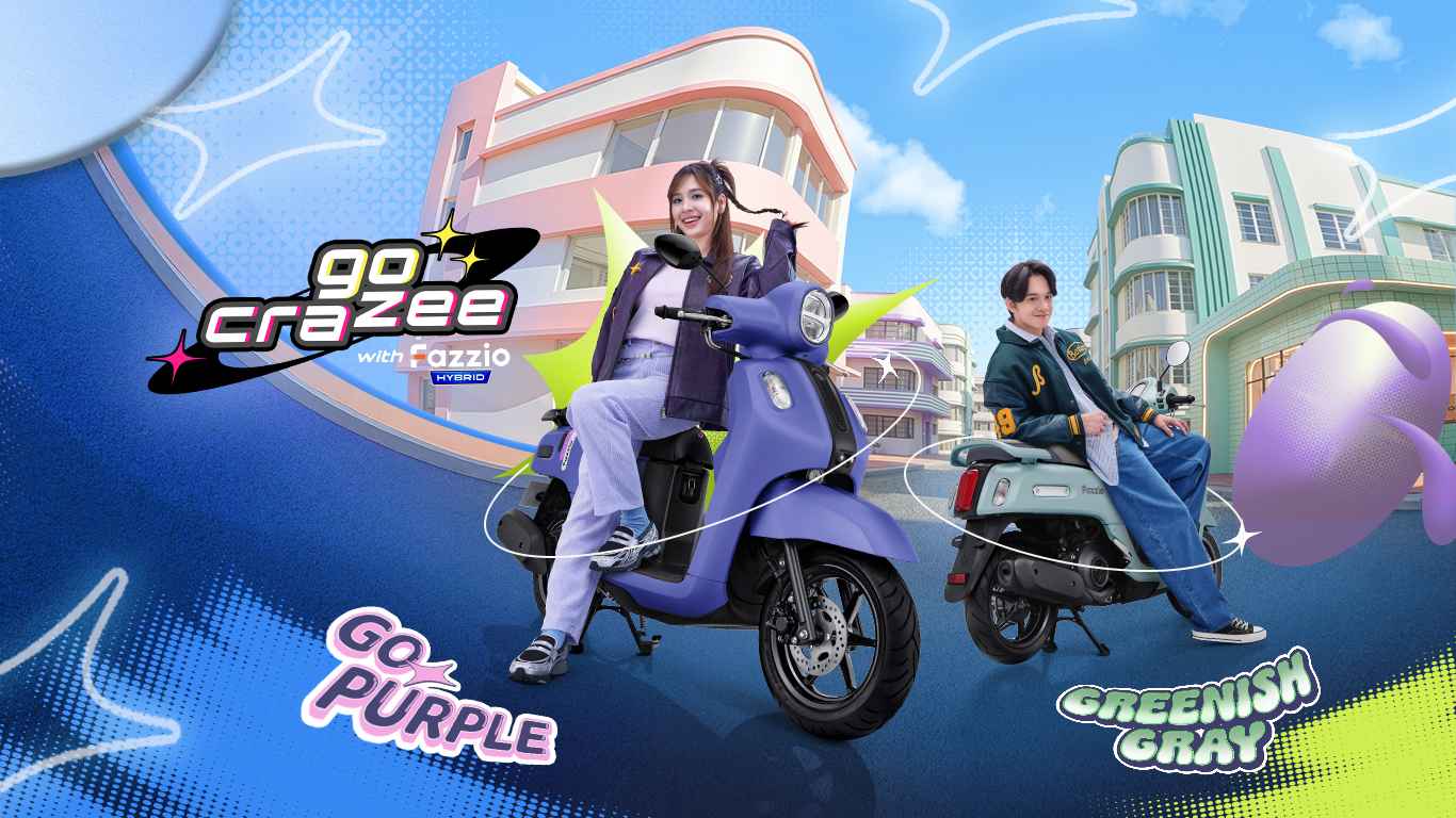 Yamaha Fazzio warna baru